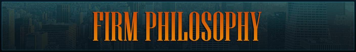 Firm Philosophy for Silbowitz, Garafola, Silbowitz, Schatz & Frederick